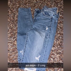 2 Long american eagle skinny high waisted